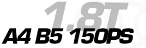 A4 B5 1.8T 150 PS