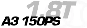 A3 1.8T 150 PS