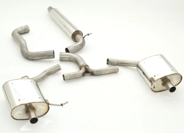 Auspuffanlage/Sportauspuff für Skoda Octavia , Jetta 5 1.4 TSI, 2.0TFSI 76mm aus Edelstahl mit EG-Genehmigung (eintragungsfrei)