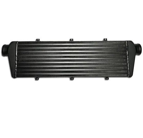 Ladeluftkühler 550x180x65mm Alu - Anschlüsse 57,5mm intercooler SCHWARZ