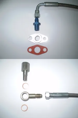 Ölzulaufleitung für VR6, 1.8T, R32 für gleitgelagerte Turbos 1,20 Meter PTFE