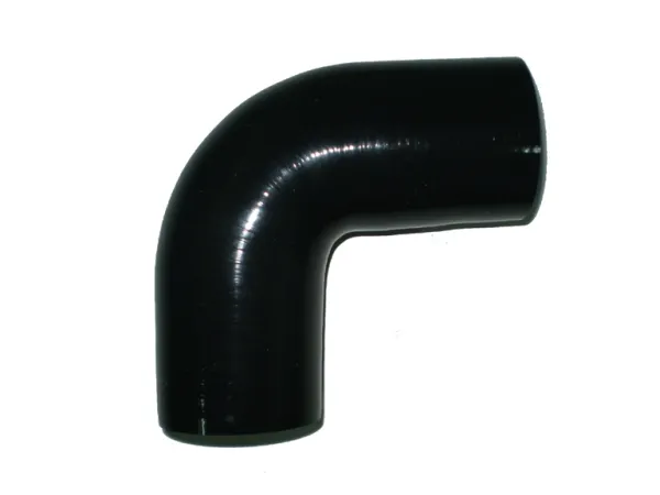 Silikonbogen 90° Grad 54mm innendurchmesser schwarz L 100mm 4 lagig 5mm Wandstär