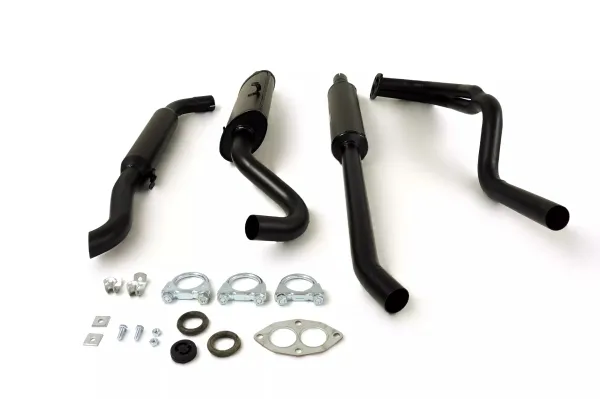 Simons Aluminisierte Sportauspuffanlage 50,8 mm für SAAB 99 2.0 mit Einzelflansch