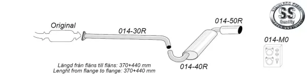 Simons Edelstahl Sportauspuff für Mazda MX-5, Miata Coupe & Cabrio ab 92
