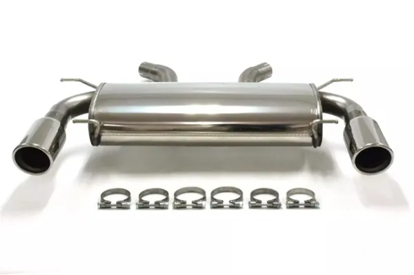 Simons Edelstahl Sportauspuffanlage Duplex 100 mm für BMW E93 335i