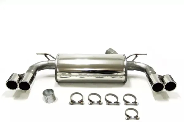 Simons Edelstahl Sportauspuffanlage Duplex 2x 80 mm für BMW F36 420i, 430i