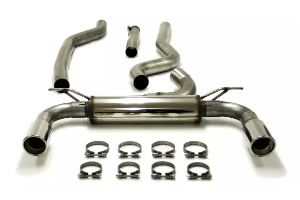 Simons Edelstahl Sportauspuffanlage Duplex 90 mm für BMW F32 420D