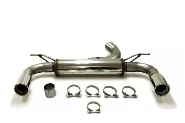 Simons Edelstahl Sportauspuffanlage Duplex 90 mm für BMW F33 420D