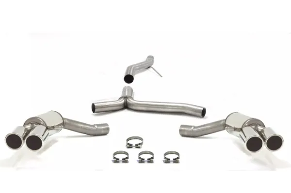 Simons Edelstahl Sportauspuffanlage Duplex L+R 2x80 mm für Audi A5 (B8) 2wd/Quattro Coupe/Sportback/Cabrio 2.7TDI/3.0TDI EG-Genehmigung (eintragungsfrei) #1