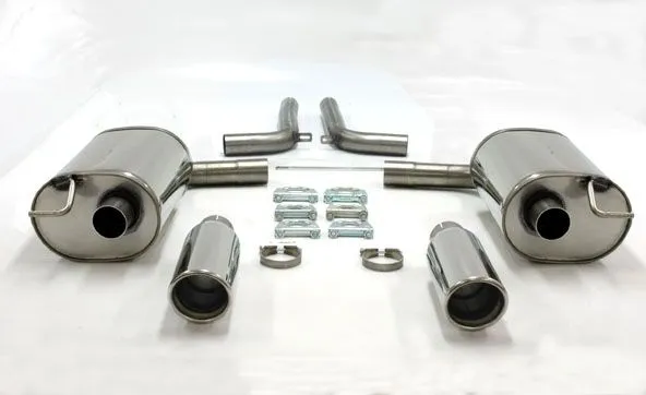 Simons Edelstahl Sportendtopf Duplex 100 mm für Audi A6 (C6) Quattro Limousine/Avant/Allroad/Kombi 2.4/2.8/3.0TFSi/3.2/4.2/2.0TDI/2.7TDI/3.0TDI