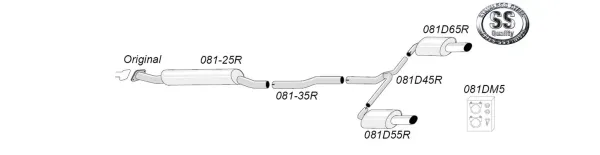 Simons Edelstahll Sportauspuff Duplex 90x 120 mm Oval Opel Insignia 4/5-Türer AWD 1.6T, 2.0T, 2.8 EG Betriebserlaubnis #1 #1