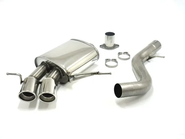 Sportauspuff für BMW 135i Coupe E82 306PS ø 76mm aus Edelstahl