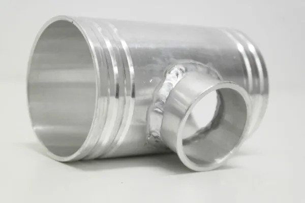 T-Stück Alu Adapter ø 76mm auf 50mm L 120mm