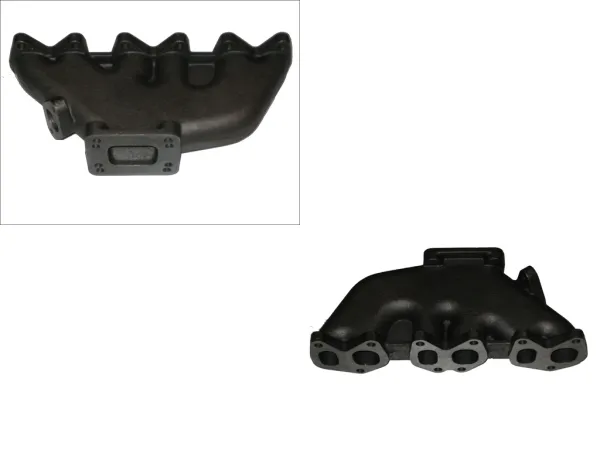 Turbokrümmer VR6 12v Abgaskrümmer T3 + T4 Flansch + WG 38mm Anschluss