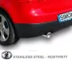 Edelstahl Sportauspuffanlage 1x100 mm für Golf V 1.4TSi/1.4TSi GT EG-Genehmigung