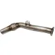 Hosenrohr Downpipe für Audi A4 A6 1.8T B5 3B 3BG Quattro ø 76mm 3" aus Edelstahl