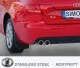 Simons Edelstahl Sportauspuffanlage 2x80 mm für Audi A5 (B8) 2wd/Quattro Coupe/Sportback/Cabrio 1.8T/2.0T