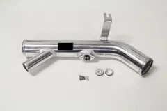 Druckrohr / Throttlepipe Alu für 1.8TSI 2.0 TFSI mit Geräuschverstärkerabgang