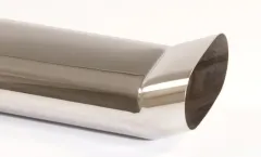 Endrohr 2 - 75x135 mm DTM scharfkantig Edelstahl