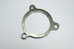 Flansch 3 Loch aus Edelstahl 9mm dick ø 58mm innen Lochmaße 70x70x70mm