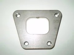 Flansch für VW Bus T3 aus V2A mit M8 Lochbohrung