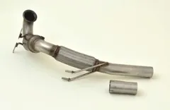 FMS Downpipe für Audi A3 8v 1.8 TFSI, Seat Leon 5F Cupra SC, FR R 2.0 TSI, Octavia 5E ø 76mm Edelstahl Flexrohr mit EG-Betriebserlaubnis