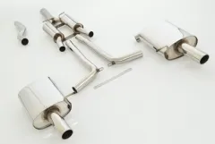 FMS Sportauspuff für Audi A4 B7 1.8T 2.0TFSI Quattro 70mm aus Edelstahl mit EG-Genehmigung (eintragungsfrei)