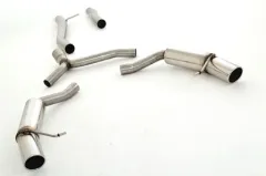FMS Sportauspuff für Audi A4 (B8) A5 2.7 + 3.0 TDI 2WD Quattro ø 76mm Edelstahl Duplex mit EG-Genehmigung (eintragungsfrei)
