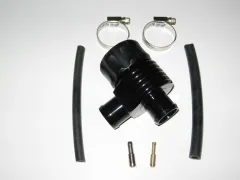 Pop off Ventil Alu schwarz einstellbar für Turbo z.b. 1.8T, VR6, 16v