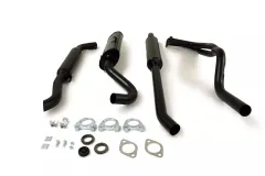 Simons Aluminisierte Sportauspuffanlage 50,8 mm für SAAB 99 2.0 mit Doppelflansch