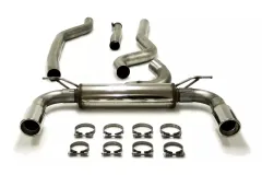 Simons Edelstahl Sportauspuffanlage Duplex 90 mm für BMW F30 3316D, 318D, 320D