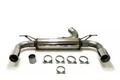 Simons Edelstahl Sportauspuffanlage Duplex 90 mm für BMW F33 420D 