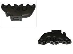 Turbokrümmer VR6 12v Abgaskrümmer T3 + T4 Flansch + WG 38mm Anschluss