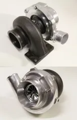 Turbolader GTX3076 HF High Flow 60A/R - 82A/R T3 Flansch kugelgelagert